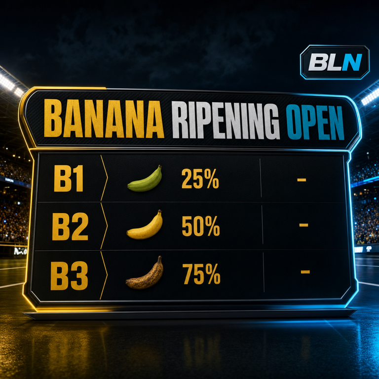 Banana Ripening Open standings plate