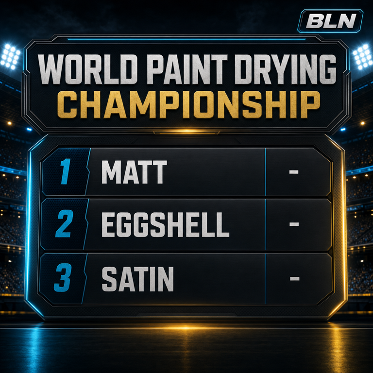 Paint Drying Championship standings plate